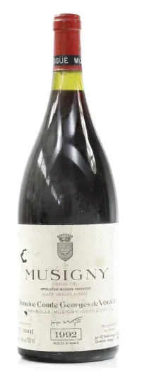 Comte Georges de Vogue Musigny Vieilles Vignes Grand Cru 1992