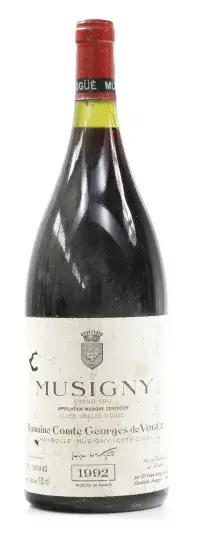 Comte Georges de Vogue Musigny Vieilles Vignes Grand Cru 1992