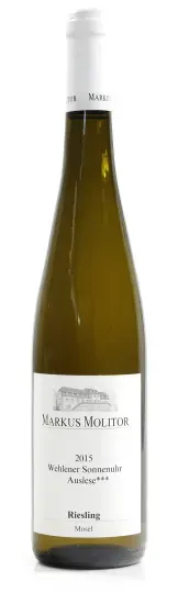 Molitor, Markus Wehlener Sonnenuhr Riesling Auslese *** Weiße Kapsel 2015