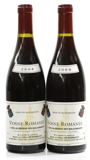 Remoriquet Vosne Romanée Au Dessus Malconsorts 1er Cru 2008