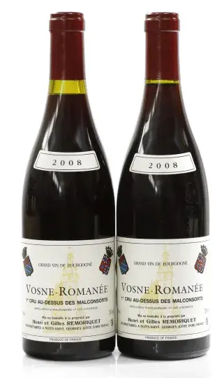 Remoriquet Vosne Romanée Au Dessus Malconsorts 1er Cru 2008