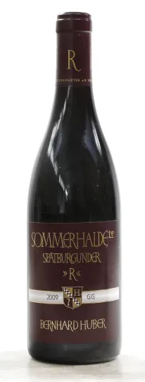Huber, Bernhard Bombacher Sommerhalde Spätburgunder "R" Grosses Gewächs 2009