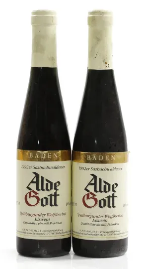 Alde Gott Sasbachwaldener Spätburgunder Weißherbst Eiswein 1992