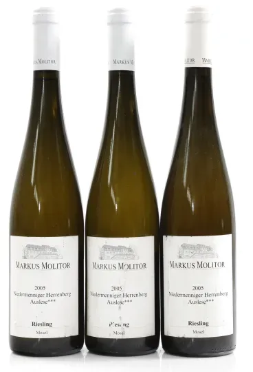 Molitor, Markus Niedermenniger Herrenberg Riesling Auslese *** Weiße Kapsel 2005