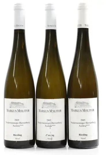 Molitor, Markus Niedermenniger Herrenberg Riesling Auslese *** Weiße Kapsel 2005