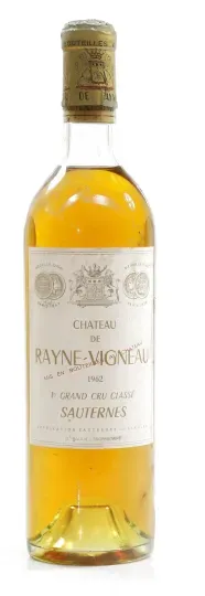 Chateau Rayne-Vigneau Chateau Rayne-Vigneau 1962