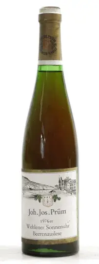 Weingut Joh.Jos. Prüm Wehlener Sonnenuhr Riesling Beerenauslese 1976