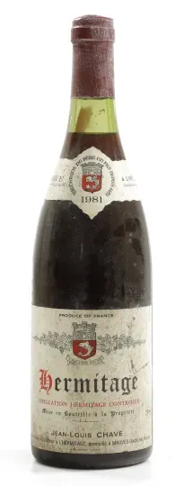 Domaine Jean-Louis Chave Hermitage rouge 1981