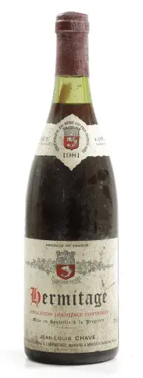 Domaine Jean-Louis Chave Hermitage rouge 1981