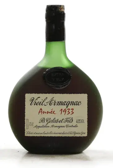 Gelas, B. & Fils Vieil Armagnac 1933