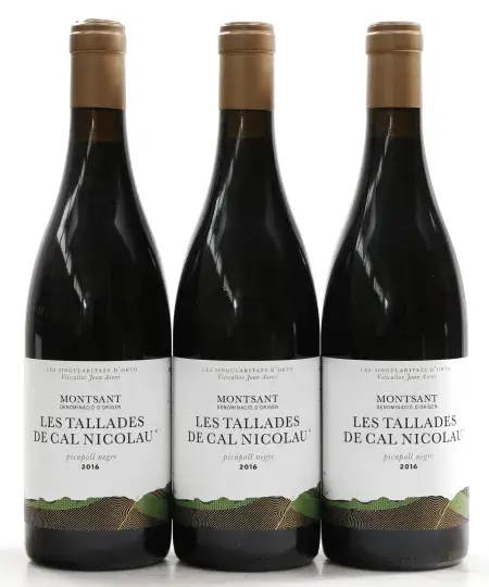 Orto Vins Les Tallades de Cal Nicolau Picapoll Negre 2016