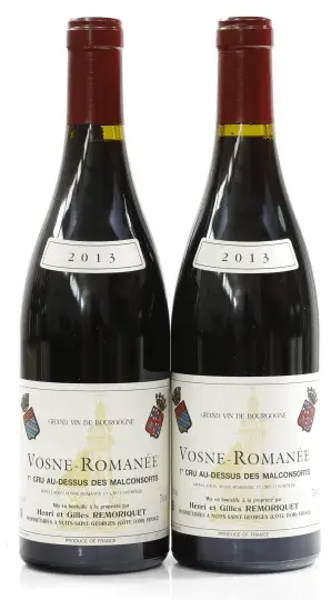 Remoriquet Vosne Romanée Au Dessus Malconsorts 1er Cru 2013
