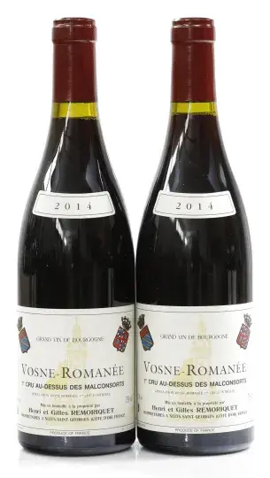 Remoriquet Vosne Romanée Au Dessus Malconsorts 1er Cru 2014