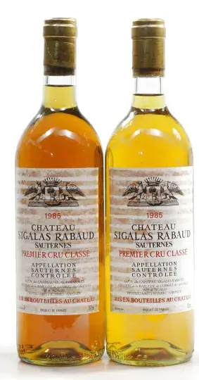 Chateau Sigalas Rabaud Chateau Sigalas Rabaud 1985