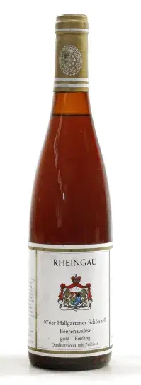 Weingut Fürstlich Löwenstein-Wertheim-Rosenberg`sches Hallgartener Schönhell Riesling Beerenauslese gold 1976