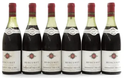 Domaine Remoissenet Pere et Fils Mercurey rouge 1980