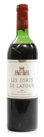 Chateau Latour Les Forts de Latour,拉图副牌 1983
