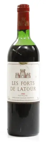 Chateau Latour Les Forts de Latour，拉图副牌 1983