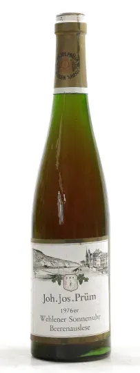 Weingut Joh.Jos. Prüm Wehlener Sonnenuhr Riesling Beerenauslese 1976