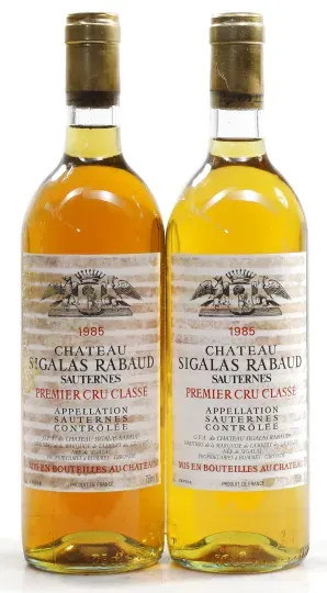 Chateau Sigalas Rabaud Chateau Sigalas Rabaud 1985