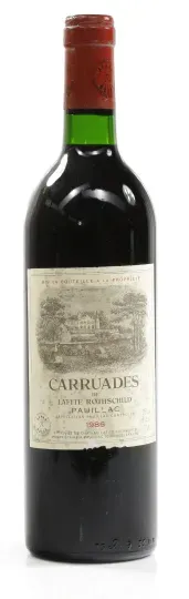 Chateau Lafite-Rothschild Carruades de Lafite, 2e Vin de Lafite-Rothschild 1986