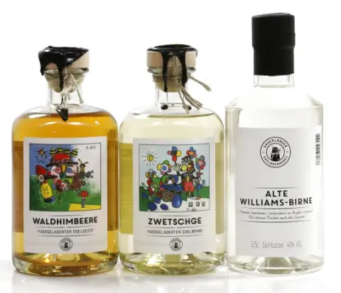 Sauerländer Edelbrennerei Edelgeist Waldhimbeere 橡木桶陈酿 0,5 l，Sauerländer Edelbrennerei ... 及另外 2 项