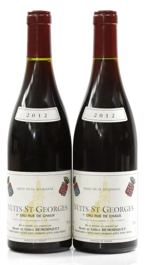 Remoriquet Nuits Saint Georges "Rue de Chaux" 1er Cru 2012