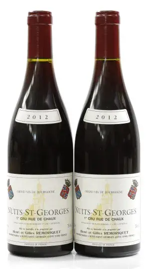 Remoriquet Nuits Saint Georges "Rue de Chaux" 一级园 2012