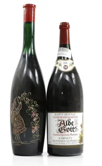 Alde Gott Sasbachwaldener Spätburgunder Kabinett 1991 3.0升，Alde Gott ... 及另1款