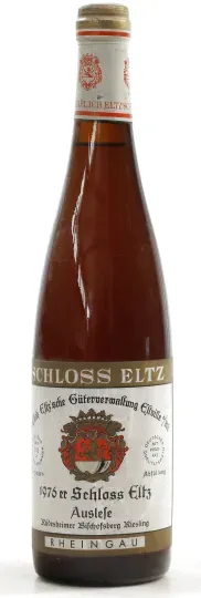 Schloss Eltz Rüdesheimer Bischofsberg 雷司令精选晚收 1976
