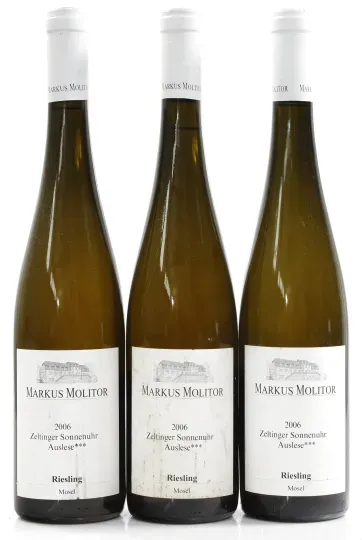 Molitor, Markus Zeltinger Sonnenuhr Riesling Auslese *** Weiße Kapsel 2006