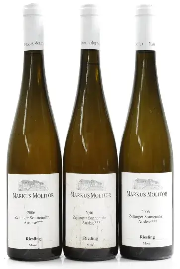 Molitor, Markus Zeltinger Sonnenuhr Riesling Auslese *** Weiße Kapsel 2006