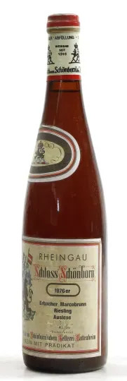Weingut Schloß Schönborn Erbacher Marcobrunn Riesling Auslese 1976