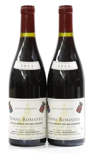Remoriquet Vosne Romanée Au Dessus Malconsorts 1er Cru 2014