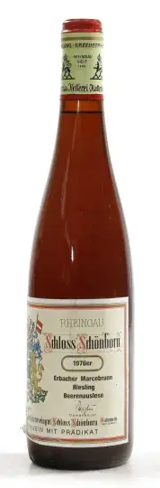 Weingut Schloß Schönborn Erbacher Marcobrunn 雷司令逐粒精选葡萄酒 1976