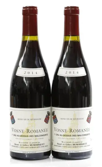 Remoriquet Vosne Romanée Au Dessus Malconsorts 1er Cru 2014