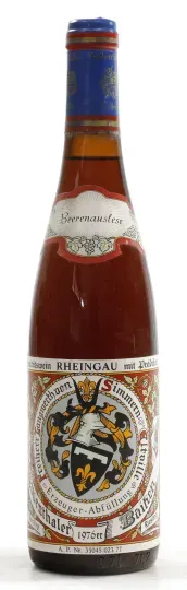 Weingut Freiherr Langwerth von Simmern´sches Rentamt Rauenthaler Baiken Riesling Beerenauslese 1976