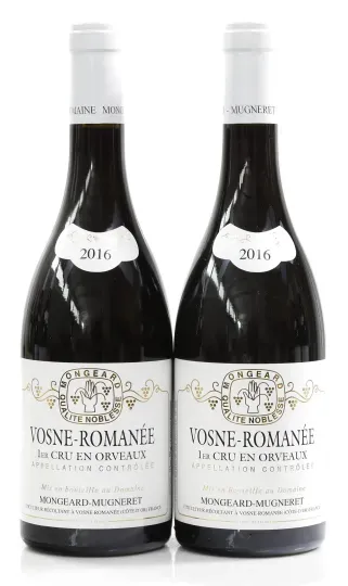 Mongeard-Mugneret Vosne Romanee Les Orveaux 1er Cru 2016