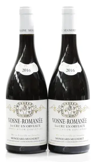 Mongeard-Mugneret Vosne Romanee Les Orveaux 1er Cru 2016