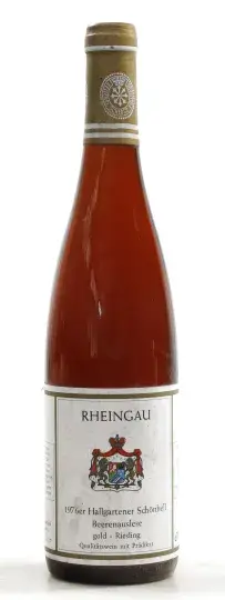 Weingut Fürstlich Löwenstein-Wertheim-Rosenberg`sches Hallgartener Schönhell 雷司令 贵腐精选 金帽 1976
