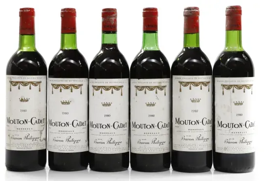 Baron Philippe de Rothschild Mouton Cadet 1980