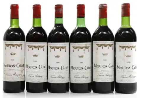 Baron Philippe de Rothschild Mouton Cadet 1980