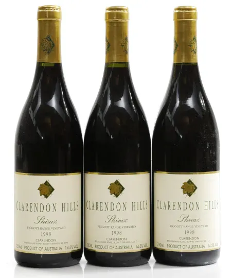 Clarendon Hills Shiraz Piggott Range Vineyard 1998