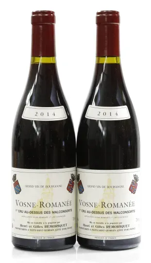 Remoriquet Vosne Romanée Au Dessus Malconsorts 1er Cru 2014