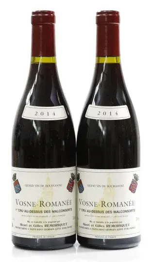 Remoriquet Vosne Romanée Au Dessus Malconsorts 1er Cru 2014