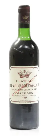 Chateau Bel Air Chateau Belair Marquis d Aligre 1975