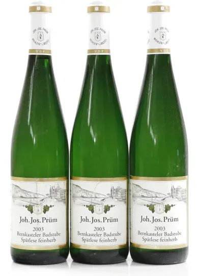 Weingut Joh.Jos. Prüm Bernkasteler Badstube 雷司令晚收半干白葡萄酒 2003