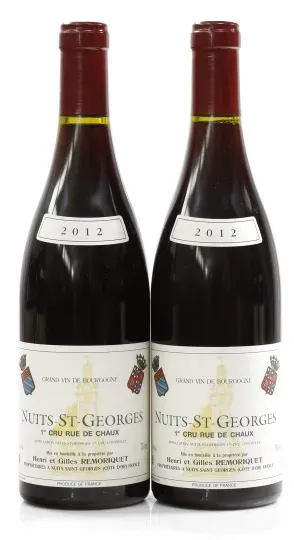 Remoriquet Nuits Saint Georges "Rue de Chaux" 1er Cru 2012