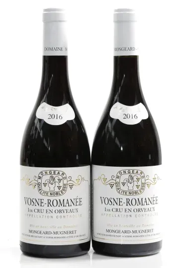 Mongeard-Mugneret Vosne Romanee Les Orveaux 1er Cru 2016