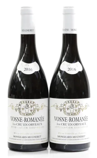 Mongeard-Mugneret Vosne Romanee Les Orveaux 1er Cru 2016